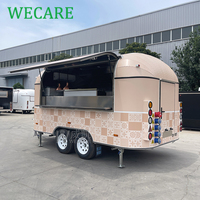 Wecare DOT Mobile Restaurant Coffee Foodtruck EU Ice Cream Concession Catering Trailer Remorque Food Truck avec cuisine complète