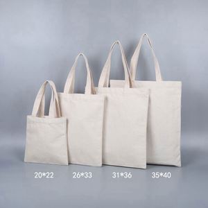 Cheap Reusable <b>Machine</b> Washable Cotton Grocery Shopping Bags the Plain Blank Canvas Tote Bags With Custom Printed Logo - Product Image 2