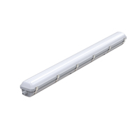Lumière LED linéaire compatible avec capteur micro-ondes 60W IP66 IK10 3 heures d'autotest sur batterie Bureau CB CE SAA