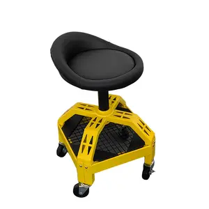 모바일 롤러 스케이트 자동차 수리 벤치 뷰티 살롱 바 카운터 의자 조정 가능한 도구 의자