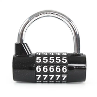 Top securityCadenas d'usine de haute qualité 5 chiffres en alliage de zinc mot de passe réinitialisation combinaison serrure de gymnastique code de mode sûr