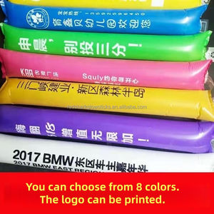 Aufblasbare Cheer ing Großhandel <span class=keywords><strong>Promotion</strong></span> Air Blower Sticks Lebendige aufblasbare Cheer ing Sticks Boom Clappers Custom Printed - Product Image 4