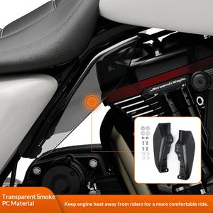 Plaque anti-brûlure transparente fumée pour moteur Harley-Davidson Ultra Street <span class=keywords><strong>CVO</strong></span> Road King à trois roues - Product Image 3