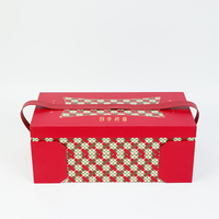 Boîte cadeau rigide de haute qualité, adaptée aux aliments, pour chocolat, ensemble cadeau imprimé en quatre couleurs, emballage en papier texturé mat