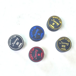 Xmlivet 12 мм/13 мм/14 мм <span class=keywords><strong>Jassinry</strong></span> 9 слоев свиной кожи билльярдный пул для кия SS/S/M/H мы можем настроить черный наконечники для кия оптовая продажа - Product Image 1