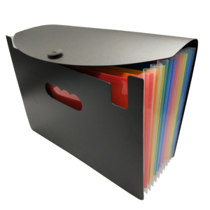 Classeurs portatifs Support Extensible Accordéon Avec Rabat Et Fermeture À Cordon - Product Image 2