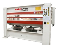 Presse hydraulique à double couche de 160 tonnes 1300*3000 pour le laminage de placages de bois, de contreplaqués, de panneaux MDF et de panneaux mélaminés