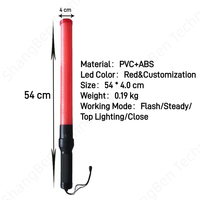 54cm LED lampe de poche trafic bâton baguette rechargeable LED contrôle du trafic matraques