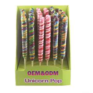 Vente en gros de sucettes longues torsadées multicolores à saveur de fruits avec <span class=keywords><strong>b</strong></span>âtonnets de paille bonbons durs à la sucette aigre-douce - Product Image 3
