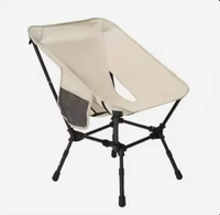 Chaise de camping pliante carrée en fer, réglable et portable, pour barbecue, pique-nique et camping en voiture