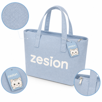 Bolsa de Tela de Algodón Sostenible con Logotipo Personalizado, Bolsa de Compras Reutilizable Ecológica de Lona Reciclada, Regalo Corporativo, Venta al Por Mayor OEM