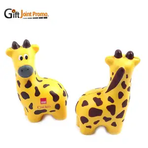 Sfere antistress personalizzate con sfera antistress in schiuma PU giraffe regalo antistress