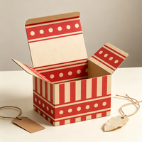 Boîte cadeau en carton recyclé de bonne qualité, boîte de présentation en carton pour peluche