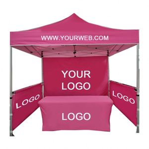 Custom Logo Hexagon <b>Frame</b> Pop up Gazebo Advertising Commercial <b>Tent</b> 3x3/3x4.5/3x6 Outdoor Fire-Resist 600D Fabric - Product Image 1