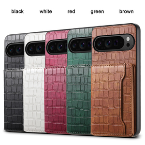 Denior |   Funda Protectora para Teléfono con Diseño de Cocodrilo, de Cuero PU, con Soporte y Ranuras para Tarjetas, para Google Pixel <span class=keywords><strong>Serie</strong></span> 10/<span class=keywords><strong>9</strong></span>/8/7/6 - Product Image 6