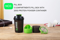 2026 Neues Design Benutzerdefiniertes Logo Doppelwandiger Becher Plastik-Protein-Shaker-Flasche Mit Edelstahl-Rührkugel
