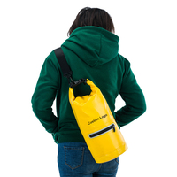 CBR tas punggung poliester 10l/20l, ransel olahraga berkemah tahan air sepeda Logo kustom untuk berenang menyelam & mengambang