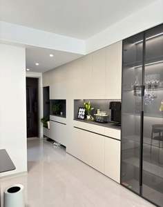 Real Customer Cases Full Set of Furniture in the Living Room Including Glass Display <b>Cabinets</b> and <b>Wooden</b> Wardrobes - Product Image 1