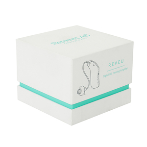 Boîte d'emballage cadeau avec couvercle réutilisable pour produits électroniques, avec insert en EVA, gaufrage, boîtes rigides recyclables, logo personnalisé imprimé - Product Image 2
