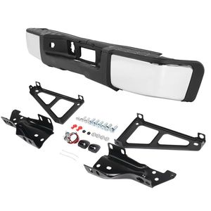 Parachoques Trasero para Silverado 1500, de Acero, con Fijación por Pernos, sin Orificios, Compatible con Enganche de Remolque, 2007-2013, D0100HP0G8W - Product Image 2