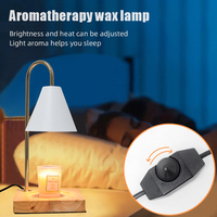 Lampe chauffe-bougie électrique moderne et créative pour chambre à coucher, à température réglable, vente en gros d'usine