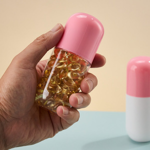 Botella de Plástico PET de 100 ml con Forma de Cápsula para Medicamentos, Píldoras, Suplementos Dietéticos <span class=keywords><strong>y</strong></span> Nutricionales - Product Image 2
