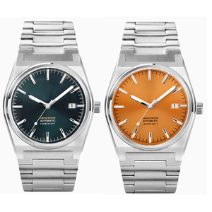 Montres automatiques de luxe en édition limitée Citizen, acier inoxydable mat brossé, mouvement japonais 8215, résistance à l'eau 10 bars - Product Image 1