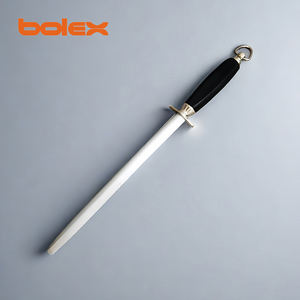 Aciers professionnels d'affûtage de couteaux de boucher ou de chef Aiguiseurs Tiges Bâtons 6 "8" 10 "12" 14 "Produit par Bolex Chine - Product Image 3