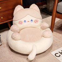 Dessin animé mouton loutre chaise en forme d'animal doux en peluche canapé confortable chat coussin pp coton sirène queue sol tatami paresseux canapé