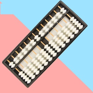 13 Rops OEM Logo Nouveau Abaque en plastique pour étudiants Soroban à colonnes de billes, Abaque chinois économique à réinitialisation, <span class=keywords><strong>Calculatrice</strong></span>, Jouets éducatifs pour enfants - Product Image 5