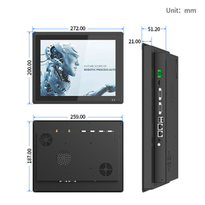 Độ sáng cao 1000nit Màn hình 10.1-21.5 inch nhúng màn hình cảm ứng màn hình IP65 không thấm nước cảm ứng công nghiệp màn hình - Product Image 3