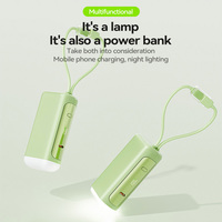 TDX TZ51 20W/18W/15W/22.5W Charge rapide Type-C 10000mAh Mini batterie externe Li-Polymère avec câbles doubles intégrés, cordon et écran numérique