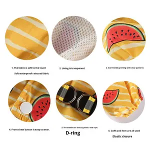 เสื้อกันฝนกันน้ำสี่ขาสำหรับลูก<span class=keywords><strong>สุนัข</strong></span>ทำจากโพลีเอสเตอร์ - Product Image 3