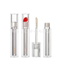 Tube de brillant à lèvres transparent Fengyuan, emballage OEM ODM, fabricants de maquillage, livraison immédiate