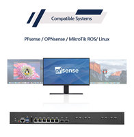 Appareil pare-feu 1u 8GB RAM DDR4 128GB M.2 NVME Linux Debian POE 6*1g lan + 4*2.5g lan + 4 * SFP 10G Vpn Router Xeon Desktop Server