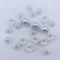 14.5*0.6mm fleur perle casquettes fin capuchon entretoise perles pour la fabrication de bijoux à bricoler soi-même accessoires