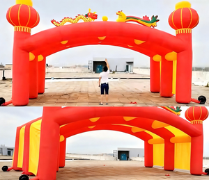 Arche publicitaire gonflable en PVC Oxford imperméable imprimée UV avec pompe <span class=keywords><strong>à</strong></span> air électrique – Décoration d'événements moderne et durable pour - Product Image 5