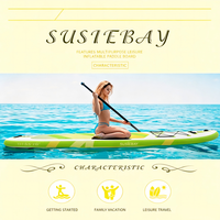 Planche de SUP gonflable personnalisée pour enfants et usage familial, 335x84x15cm, avec pont en PVC et EVA plus large, idéale pour les débutants, pour la navigation sur lac et océan