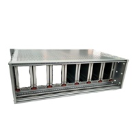 ZSTC C-BOX Rittal. Casing Server Listrik Rakmount 19 inci 1U 2U 3U 4U Kustom dari Aluminium Ekstrusi