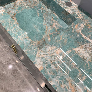 Losas <span class=keywords><strong>de</strong></span> Porcelana Pulida con Superficie <span class=keywords><strong>de</strong></span> Mármol Esmaltado, Encimeras <span class=keywords><strong>de</strong></span> Piedra Sinterizada para Decoración <span class=keywords><strong>de</strong></span> Pisos y Paredes <span class=keywords><strong>de</strong></span> Hoteles y Villas - Product Image 3