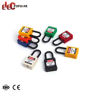 2025 elecpopular nhà sản xuất bảo mật cao cách nhiệt còng Nylon Ổ khóa an toàn - Product Image 5