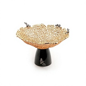 Fabuloso Diseño Decorativo, Tazón Decorativo de Aluminio y Hierro para Hotel y Hogar, Accesorios para Mesa, Frutas - Product Image 1