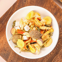 Teh Herbal Biji Sterculia & Buah Monk - Ramuan Alami untuk Mendukung Kesehatan Paru-Paru & Menenangkan Tenggorokan bagi Perokok, Dapat Disajikan Panas atau Dingin