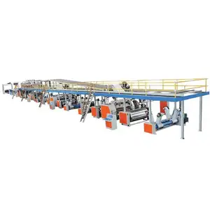 machinery packaging line carton box packaging line 3/5/7 ply corrugated cardboard manufacturing line price