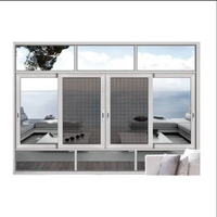 Puertas y Ventanas Corredizas Horizontales de Vidrio Insonorizadas de Aleación de Aluminio, Resistentes al Viento, para Uso en Almacenes y Cocinas, Estilo Minimalista