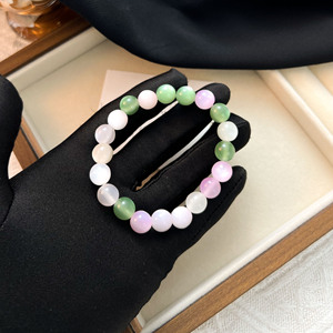 Rainbow Mica Gradient Bracelet Ball Shape Optical Variable Unisex Jewelry Gift - Product Image 1