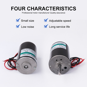 محرك صغير بدون فرش عالي السرعة خطي 24 فولت تيار مستمر 80 واط دورة في الدقيقة مع مغناطيس دائم لكراسي التدليك والمراوح والقوارب - Product Image 2
