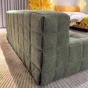 アメリカのホット圧縮ソファコーデュロイ生地環境に優しいロマンチックなスタイルのソフトソファ - Product Image 5