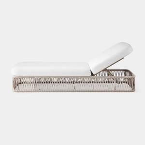 Venta Directa de Fábrica, Tumbona de Aluminio para Patio, Jardín, Exteriores, con Estructura de Aluminio y Cuerda Tejida, para Villa, Hotel, Piscina, Terraza - Product Image 4