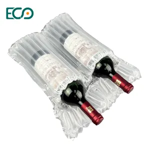 Wholesale PA PE Nylon Air Column Bag Wine Bottle Protective Packaging with Shipping Express Box